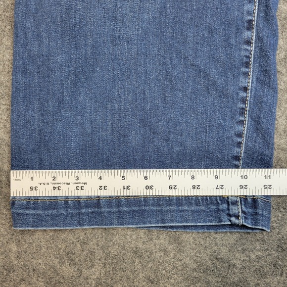Kut From The Kloth Jeans Womens 20W Blue Denim Boho Charlotte High Rise Wide Leg - Picture 9 of 12